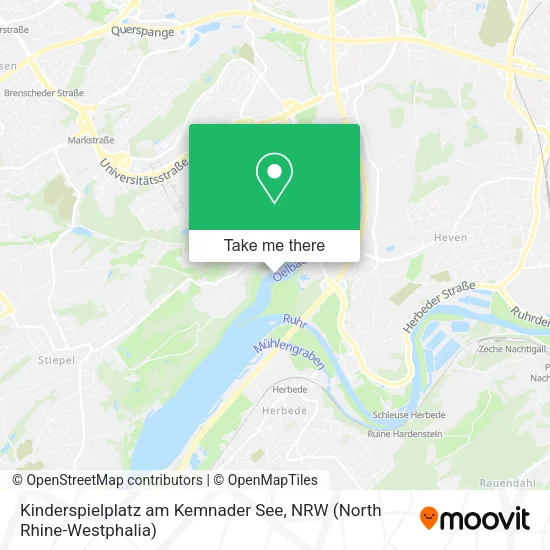 Карта Kinderspielplatz am Kemnader See