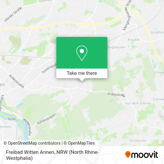 Карта Freibad Witten Annen