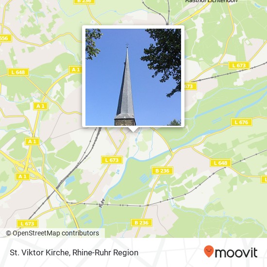 St. Viktor Kirche map