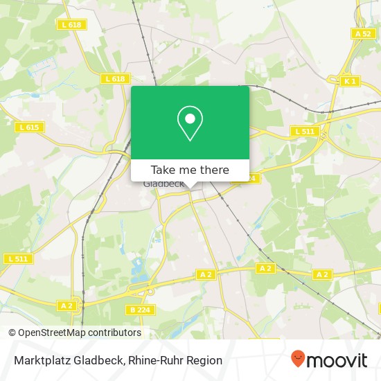 Marktplatz Gladbeck map