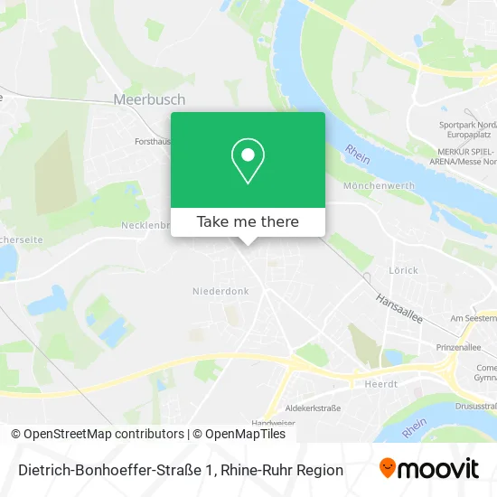 Карта Dietrich-Bonhoeffer-Straße 1