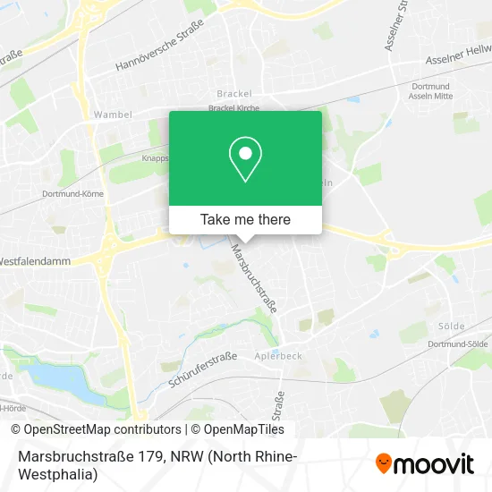 Карта Marsbruchstraße 179