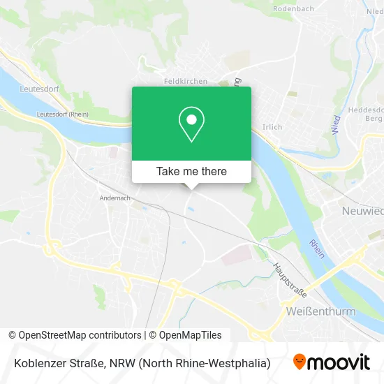 Карта Koblenzer Straße