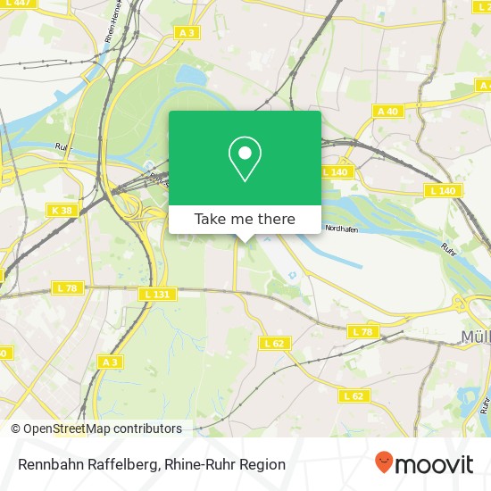 Карта Rennbahn Raffelberg