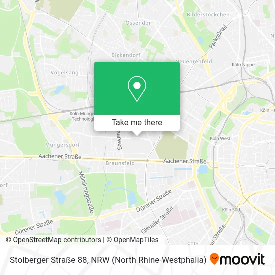 Stolberger Straße 88 map