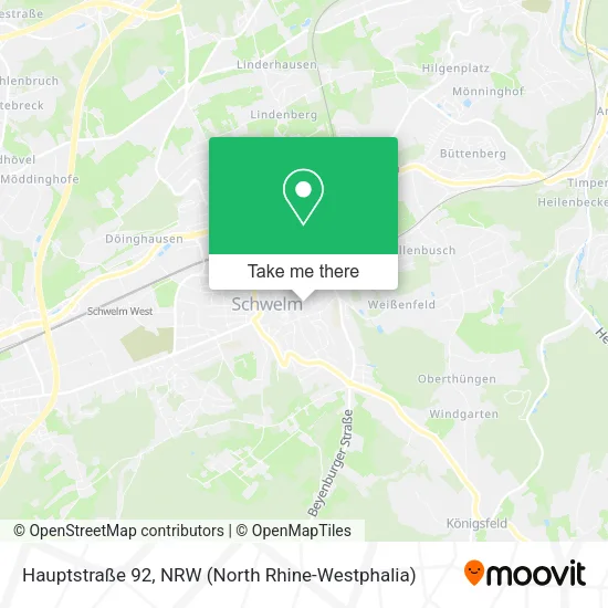 Карта Hauptstraße 92