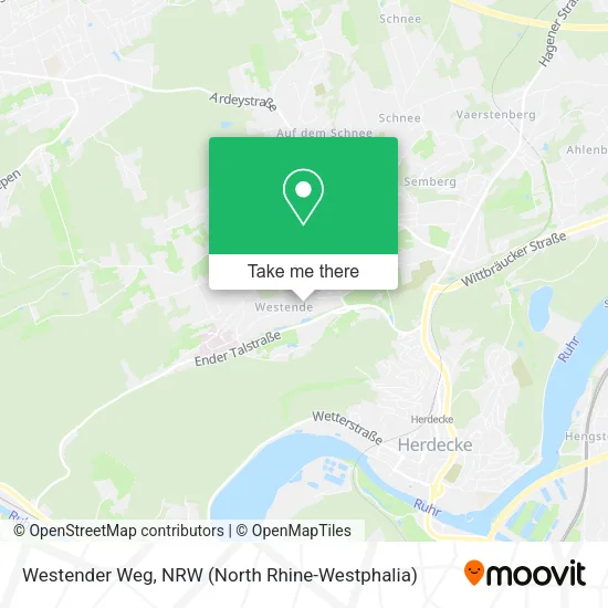 Карта Westender Weg