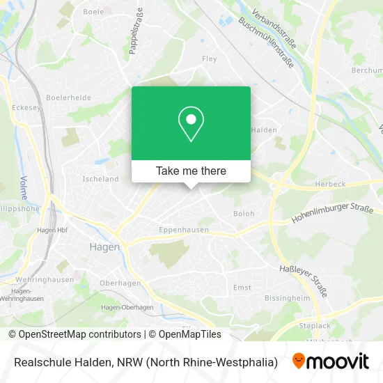Карта Realschule Halden