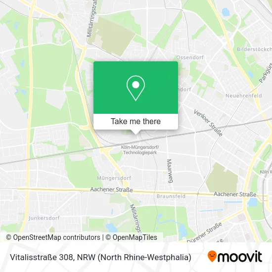 Карта Vitalisstraße 308