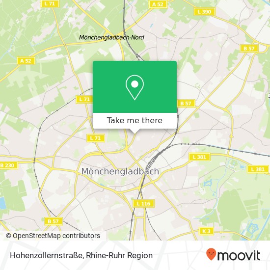 Hohenzollernstraße map