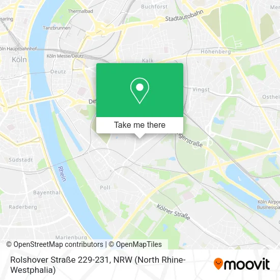 Карта Rolshover Straße 229-231