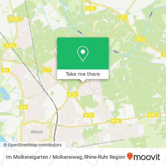 Im Molkereigarten / Molkereiweg map