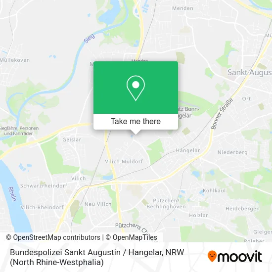 Bundespolizei Sankt Augustin / Hangelar map