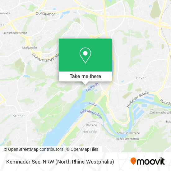 Карта Kemnader See