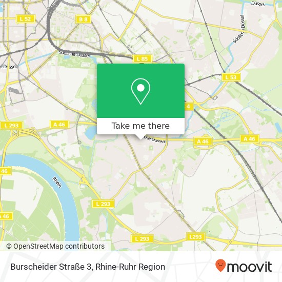 Карта Burscheider Straße 3