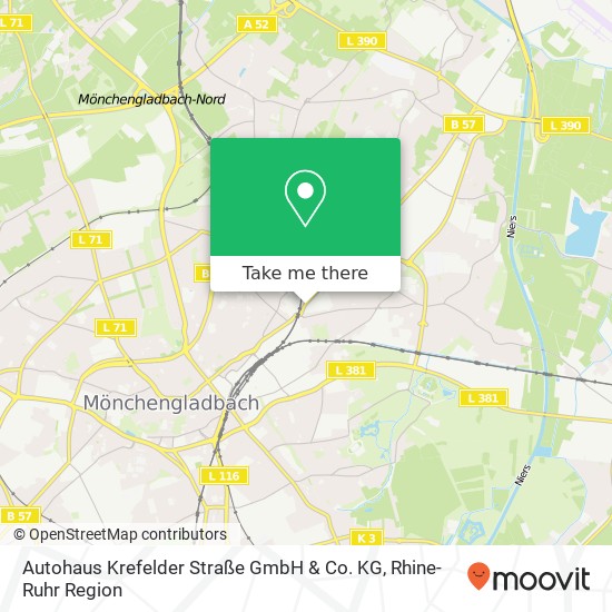 Autohaus Krefelder Straße GmbH & Co. KG map