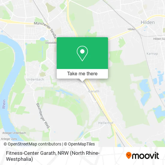 Карта Fitness-Center Garath