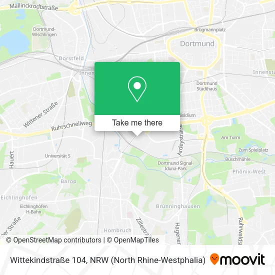 Карта Wittekindstraße 104