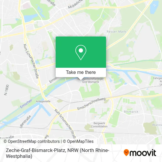 Карта Zeche-Graf-Bismarck-Platz