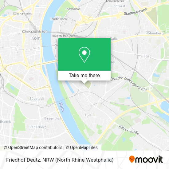 Карта Friedhof Deutz