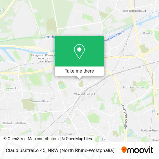 Карта Claudiusstraße 45