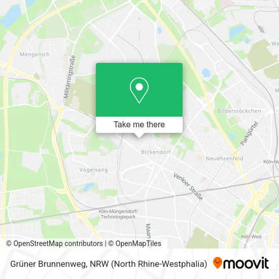 Карта Grüner Brunnenweg