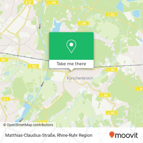 Matthias-Claudius-Straße map