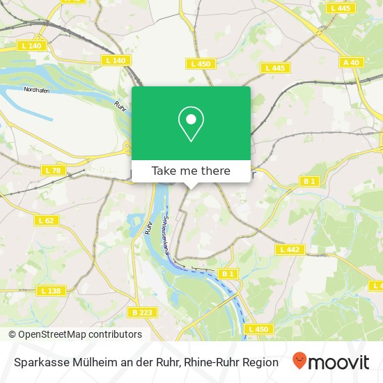 Карта Sparkasse Mülheim an der Ruhr