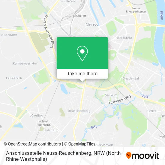 Карта Anschlussstelle Neuss-Reuschenberg