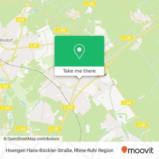 Hoengen Hans-Böckler-Straße map