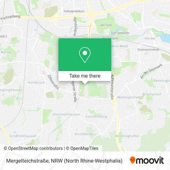 Карта Mergelteichstraße