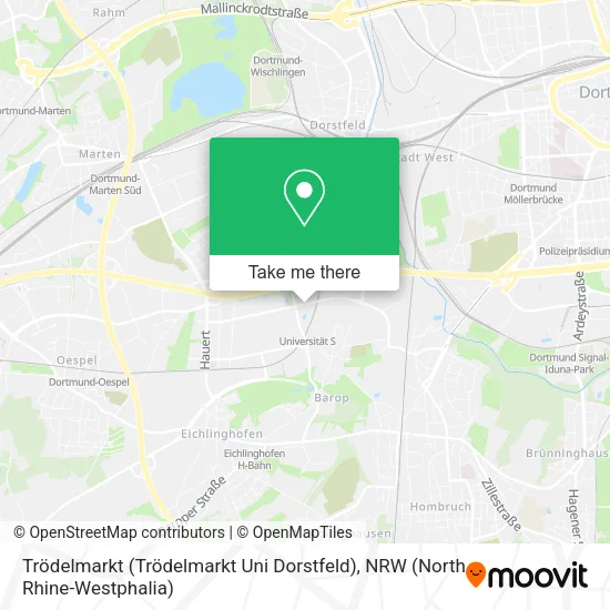 Trödelmarkt (Trödelmarkt Uni Dorstfeld) map
