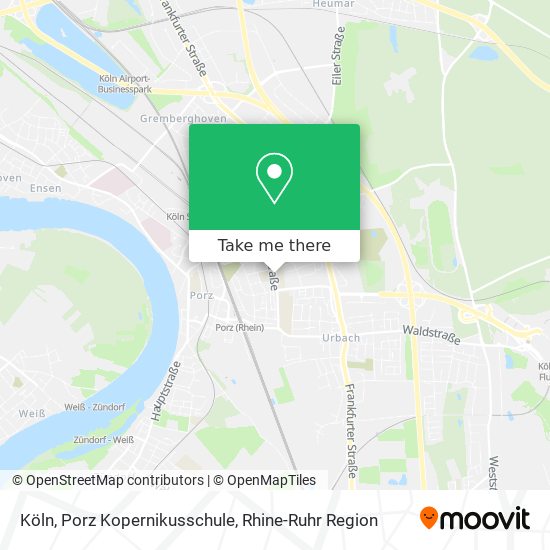 Köln, Porz Kopernikusschule map