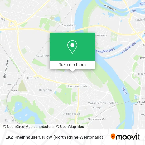 Карта EKZ Rheinhausen