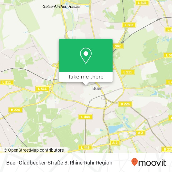 Buer-Gladbecker-Straße 3 map