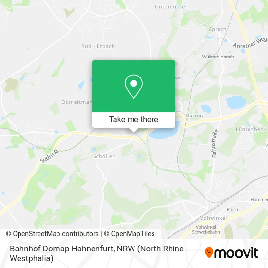 Карта Bahnhof Dornap Hahnenfurt