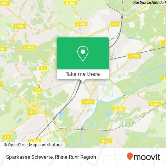 Sparkasse Schwerte map