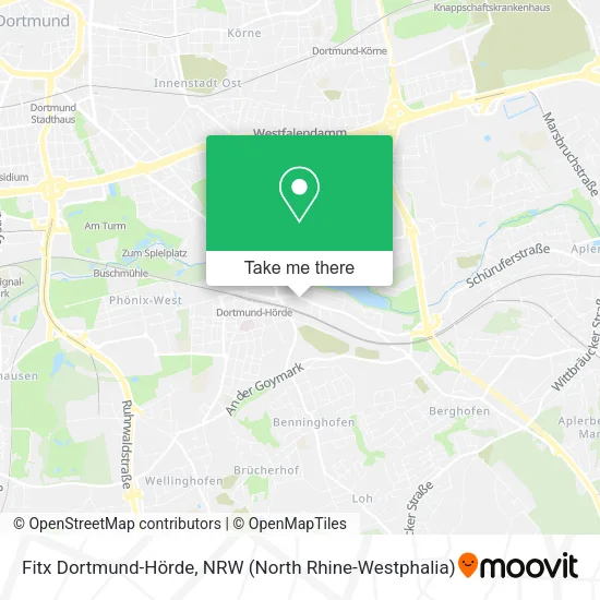 Карта Fitx Dortmund-Hörde