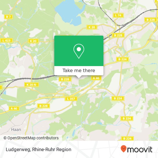 Ludgerweg map