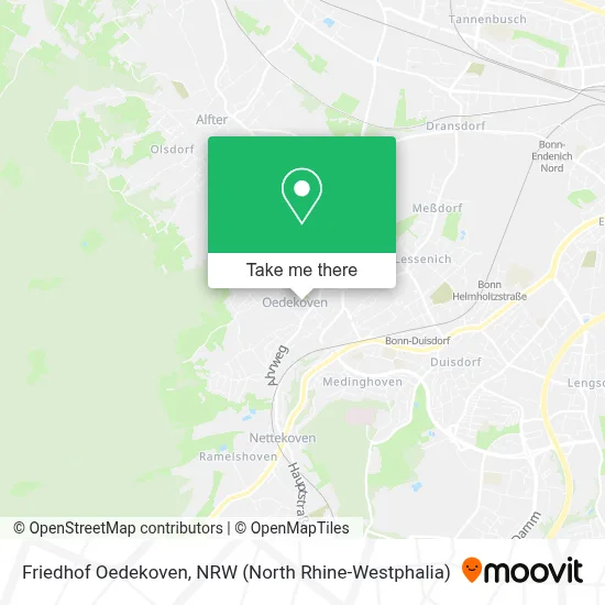 Friedhof Oedekoven map
