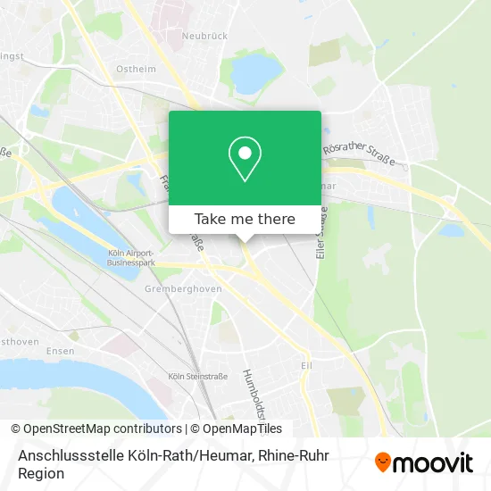 Карта Anschlussstelle Köln-Rath / Heumar