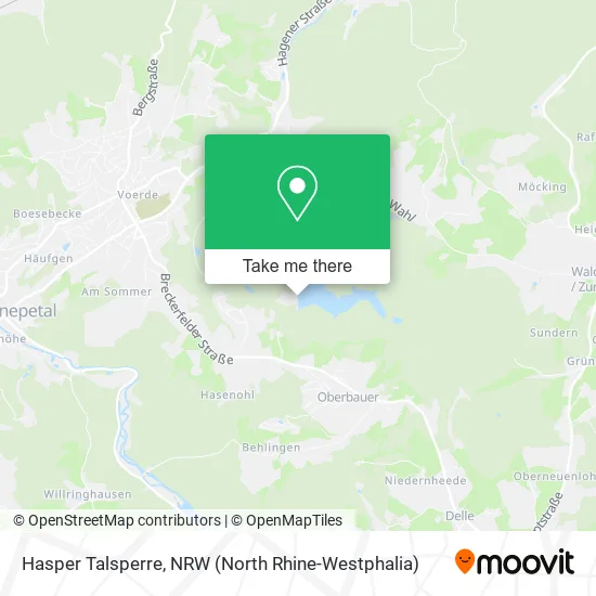 Карта Hasper Talsperre