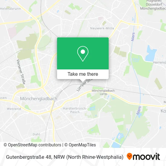 Карта Gutenbergstraße 48