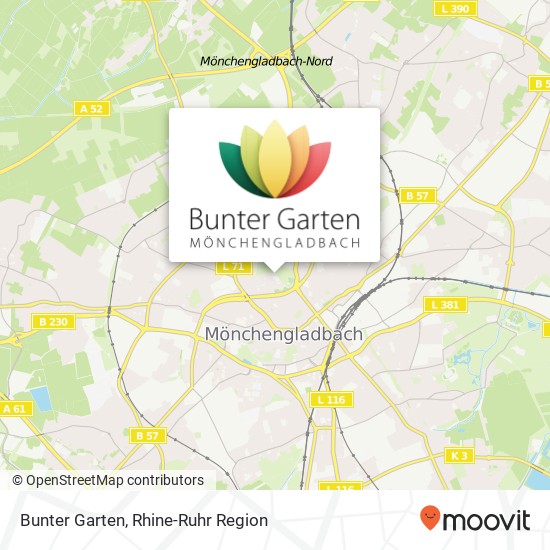 Bunter Garten map