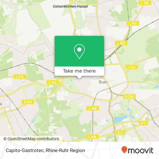 Capito-Gastrotec map