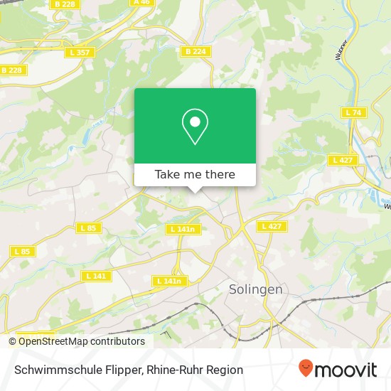 Schwimmschule Flipper map