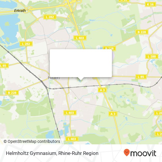 Helmholtz Gymnasium map