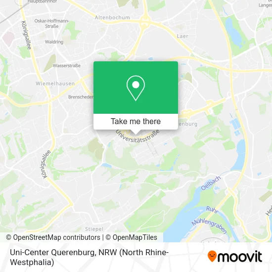 Карта Uni-Center Querenburg