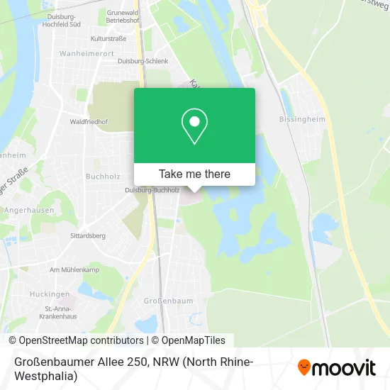 Карта Großenbaumer Allee 250