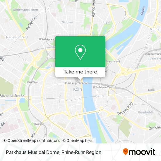 Parkhaus Musical Dome map